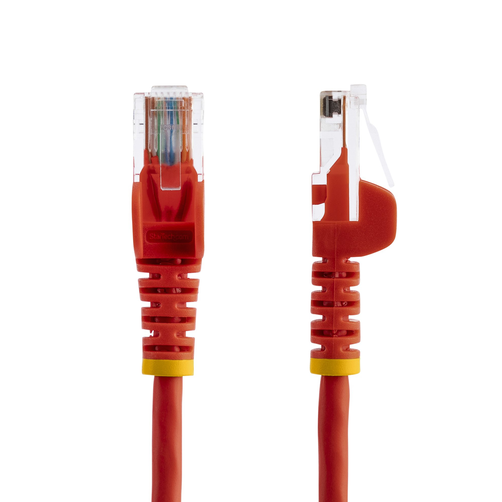 StarTech.com CAT5e Cable - 10 m Red Ethernet Cable - Snagless - CAT5e Patch Cord - CAT5e UTP Cable - RJ45 Network Cable - Patch-Kabel - RJ-45 (M)