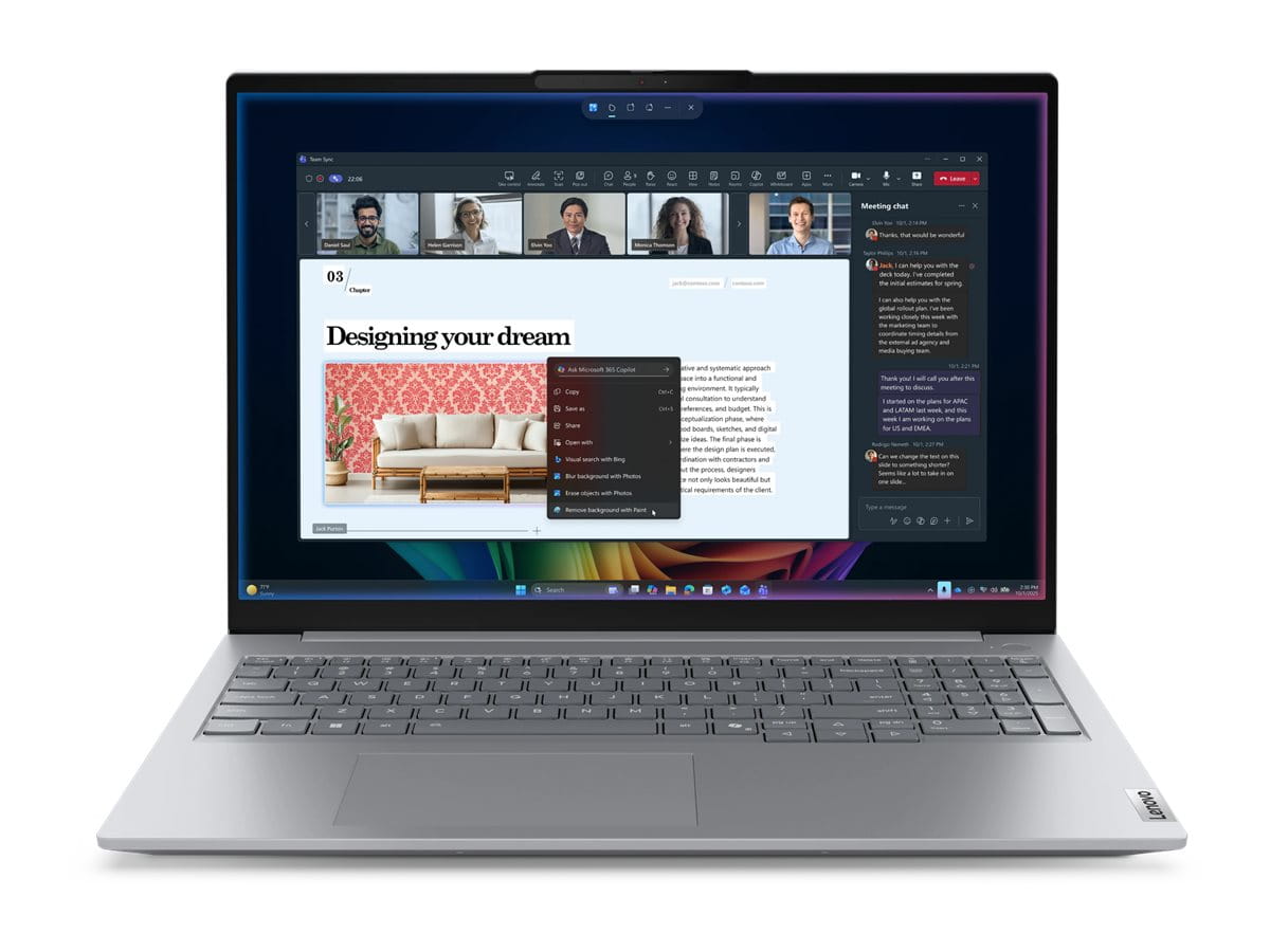 Lenovo ThinkBook 16 G9 IPL 21UR - Intel Core Ultra 5 325 - Win 11 Pro - Intel Graphics - 16 GB RAM - 512 GB SSD NVMe - 40.6 cm (16")