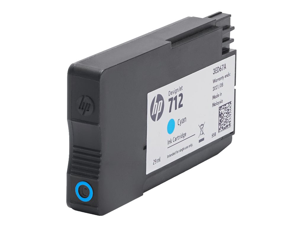 HP 712 - 29 ml - Cyan - original - DesignJet