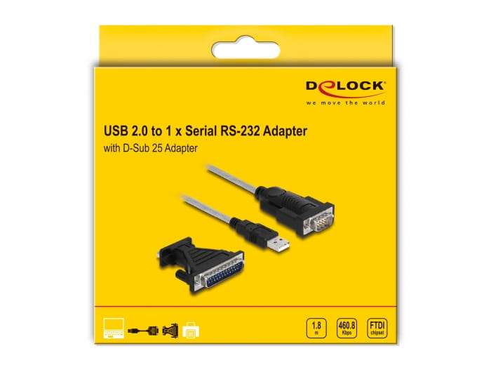 Delock USB / Serienkabel-Set - USB / USB 2.0