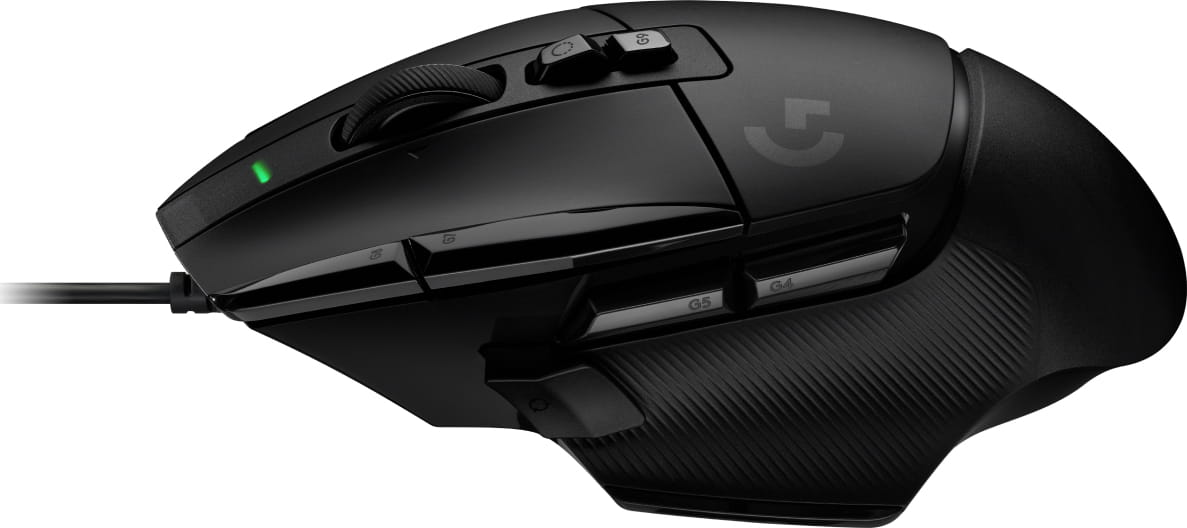 Logitech G G502 X Gaming-Maus + G240 Gaming-Mauspad aus Stoff, rechts, Optisch, USB Typ-A, 25600 DPI, Schwarz