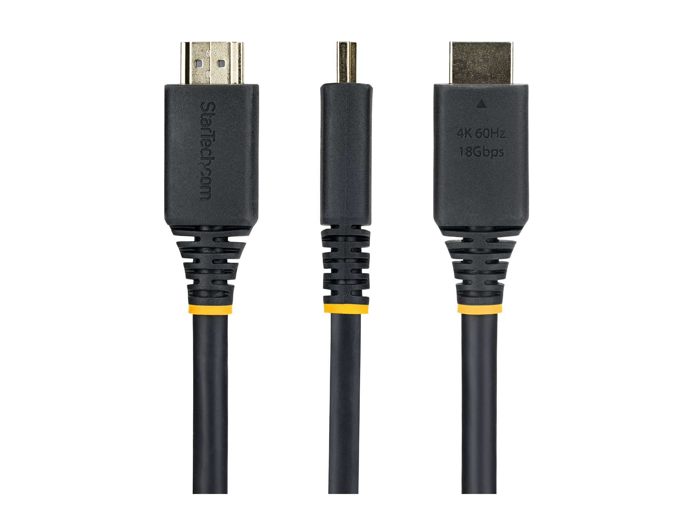 StarTech.com Startech - High Speed - HDMI-Verlängerungskabel mit Ethernet - HDMI männlich zu HDMI weiblich - 2 m - Schwarz - Panelmontage, 1440p (UWQHD)