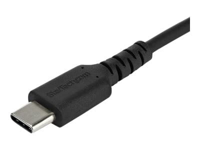 StarTech.com 1m USB-C Ladekabel - Langlebiges USB 2.0 Typ C zu USB C Datenübertragungs-/Schnellladekabel - TPE Mantel Aramidfaser M/M 60W Schwarz - Samsung S10 S20 iPad Pro MS Surface (RUSB2AC1MB) StarTech.com 1m USB-C Ladekabel - Langlebiges USB 2.0 Typ C zu USB C Datenübertragungs-/Schnellladekabel - TPE Mantel Aramidfaser M/M 60W Schwarz - Samsung S10 S20 iPad Pro MS Surface (RUSB2AC1MB)