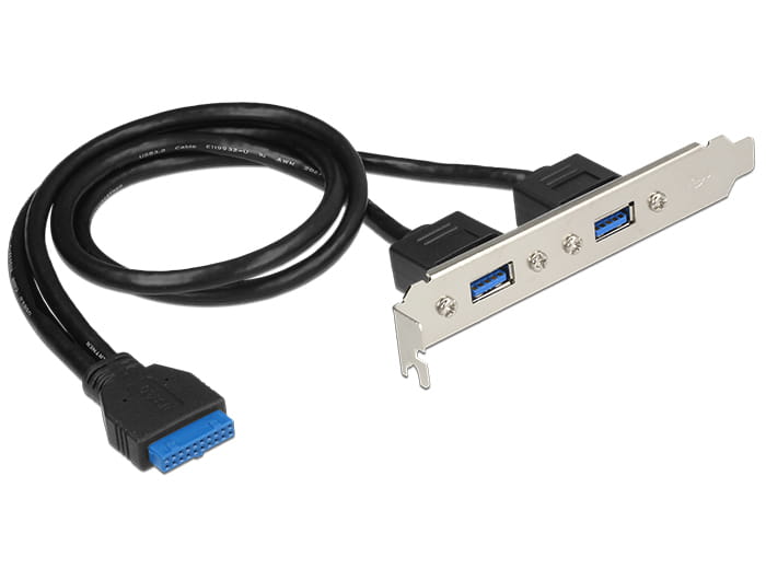 Delock Slot bracket - USB-Konsole - USB Typ A (W)