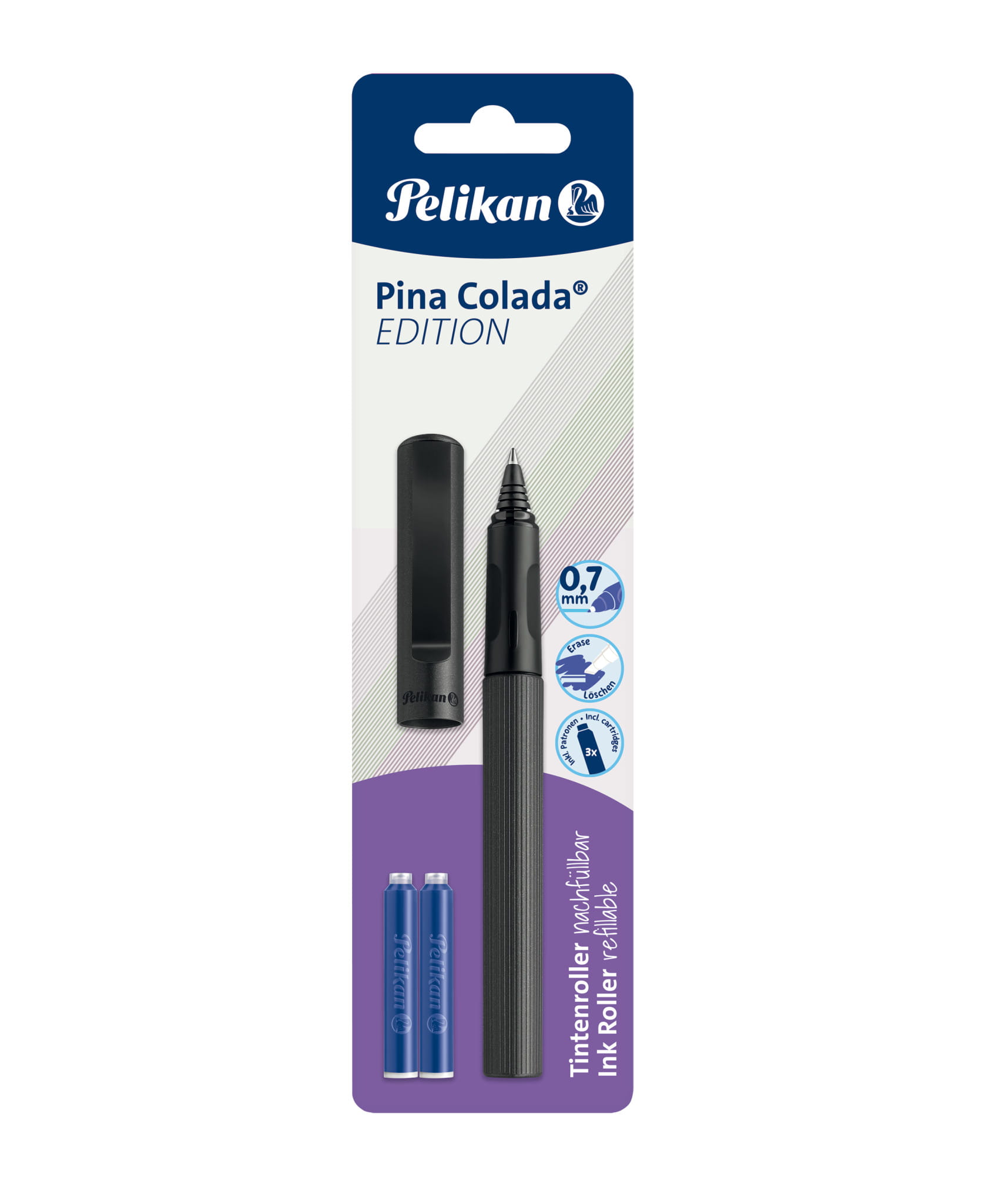 Pelikan Pina Colada Edition, Stick Pen, Gemischte Farben, Blau, 0,7 mm, Fein, Beidhändig Pelikan Pina Colada Edition, Stick Pen, Gemischte Farben, Blau, 0,7 mm, Fein, Beidhändig