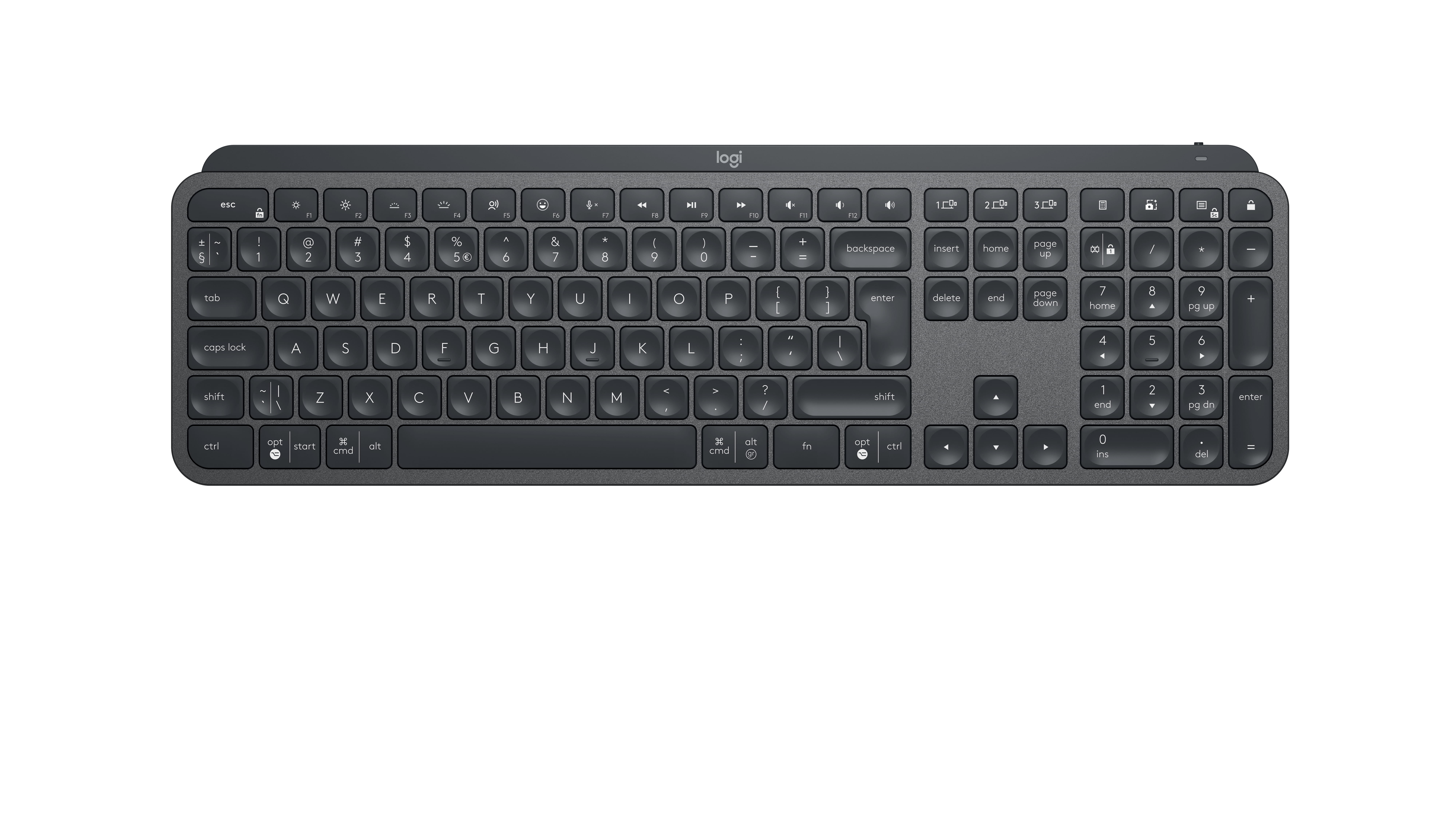 Logitech MX Keys - Tastatur - hinterleuchtet