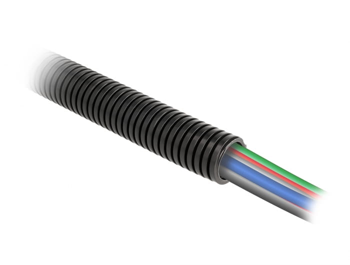 Delock Kabelmanagement-Tülle - 1 m - Schwarz