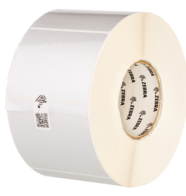 Zebra Z-Ultimate 3000T - Polyester - glänzend - permanenter Acrylklebstoff - beschichtet - 5,16 mil - Silber - 25 x 51 mm 51800 Etikett(en) (10 Rolle(n)