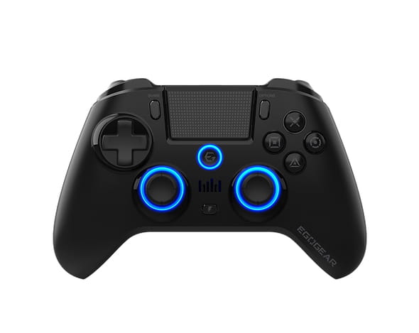 EgoGear SC15-P4-BT-BK, Gamepad, PC, PlayStation 4, Playstation 3, Digital, Rot/Grün/Blau, Kabellos, Bluetooth