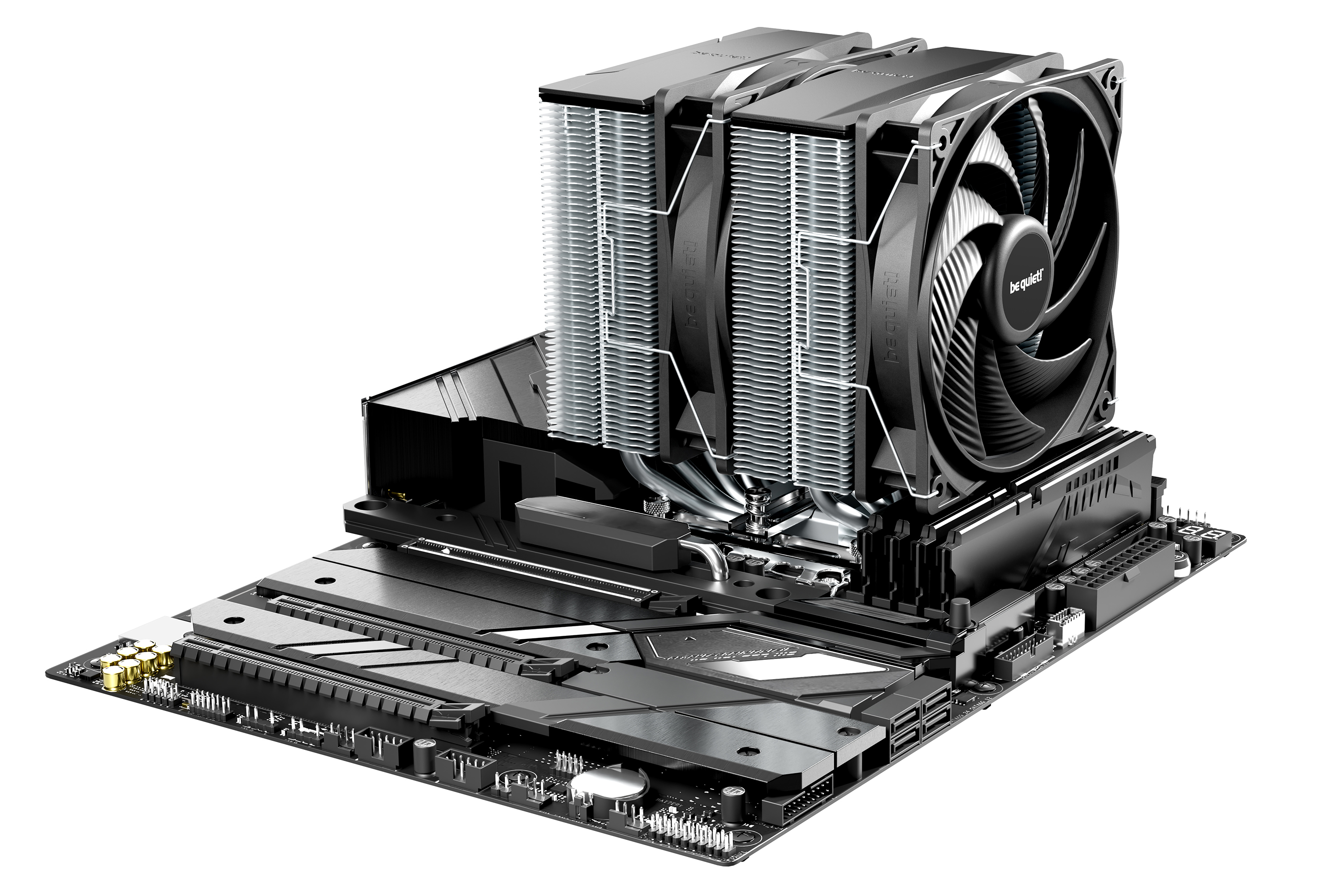 Be Quiet! Pure Rock Pro 3 - Prozessor-Luftkühler - (für: LGA1150, LGA1151, LGA1155, LGA1200, LGA1700, LGA1851, AM4, AM5)