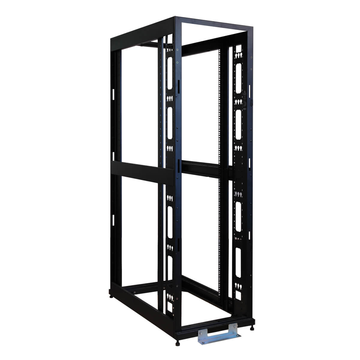 Tripp Eaton Tripp Lite Series 42U 4-Post Open Frame Rack Cabinet 36" Depth No Sides, Drs, Roof - Schrank offener Rahmen - 4 Pfosten - Pulverbeschichtung mit schwarzer Texturierung - 42HE - 48.3 cm (19")