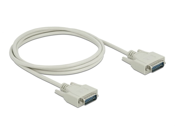 Delock Kabel seriell - 15 pin D-Sub (DB-15) (M)
