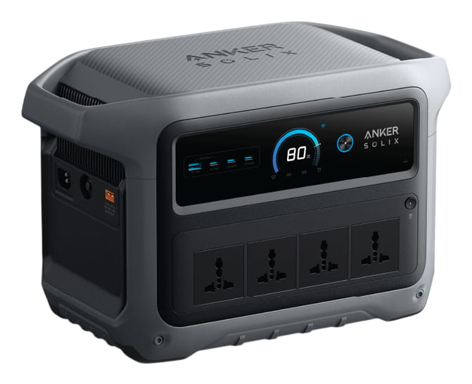 ANKER Solix C1000X Gen 2, AC, Zigarettenanzünder, Solar, 1024 Wh, Ultra Charge, 2000 W, 600 W, 24 W