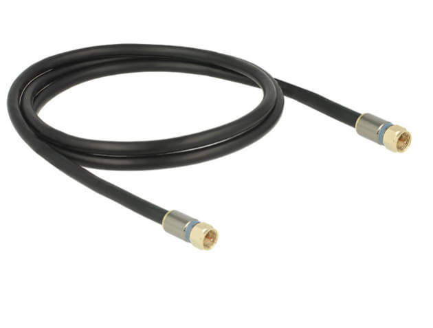 Delock Premium - HF-Kabel - F-Stecker männlich