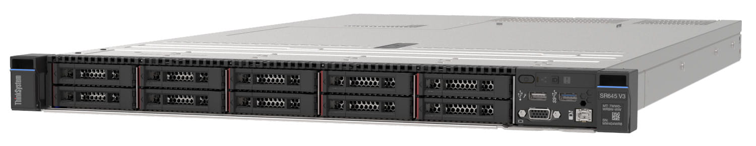 Lenovo ThinkSystem SR645 V3 9135 32GB, 3,65 GHz, 9135, 32 GB, DDR5-SDRAM, 0 GB, Rack (1U)