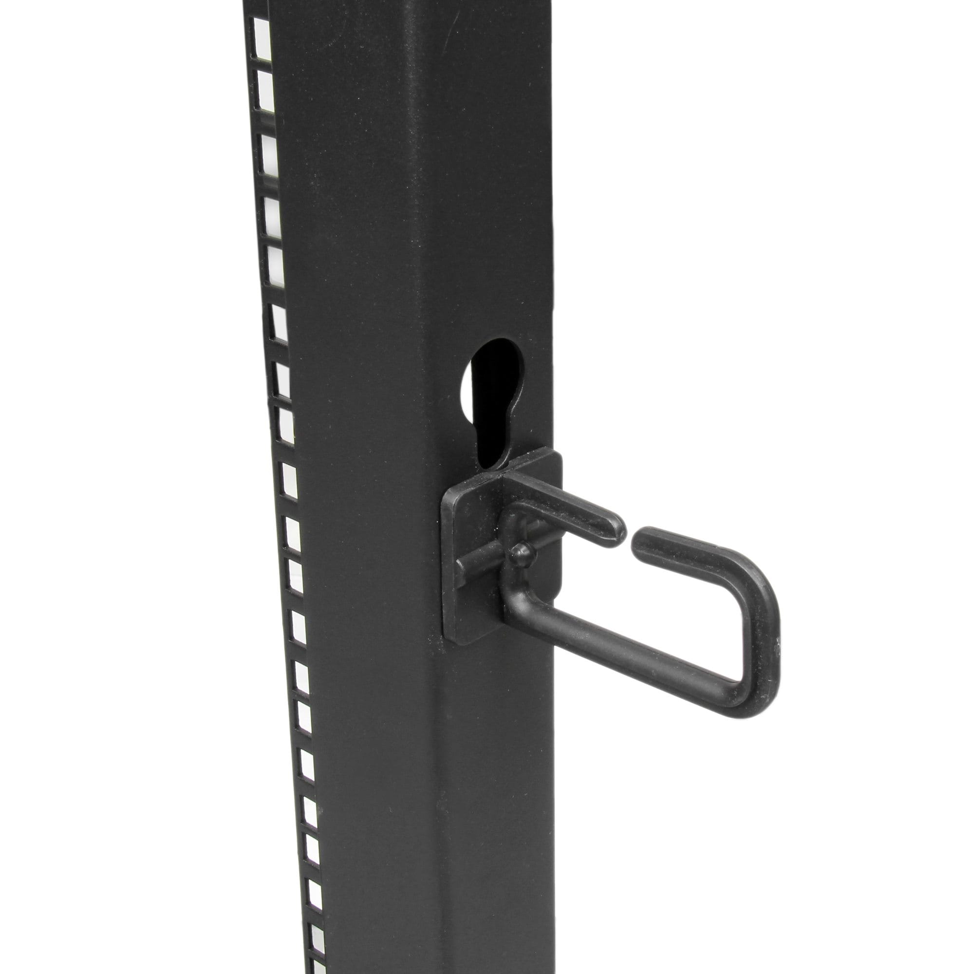 StarTech.com 19-Zoll Serverschrank - 18HE Laborgestell - Tiefenverstellbar 56 bis 102 cm, Tragfähigkeit 544kg - Dell PowerEdge HP ProLiant ThinkServer (4POSTRACK18U)