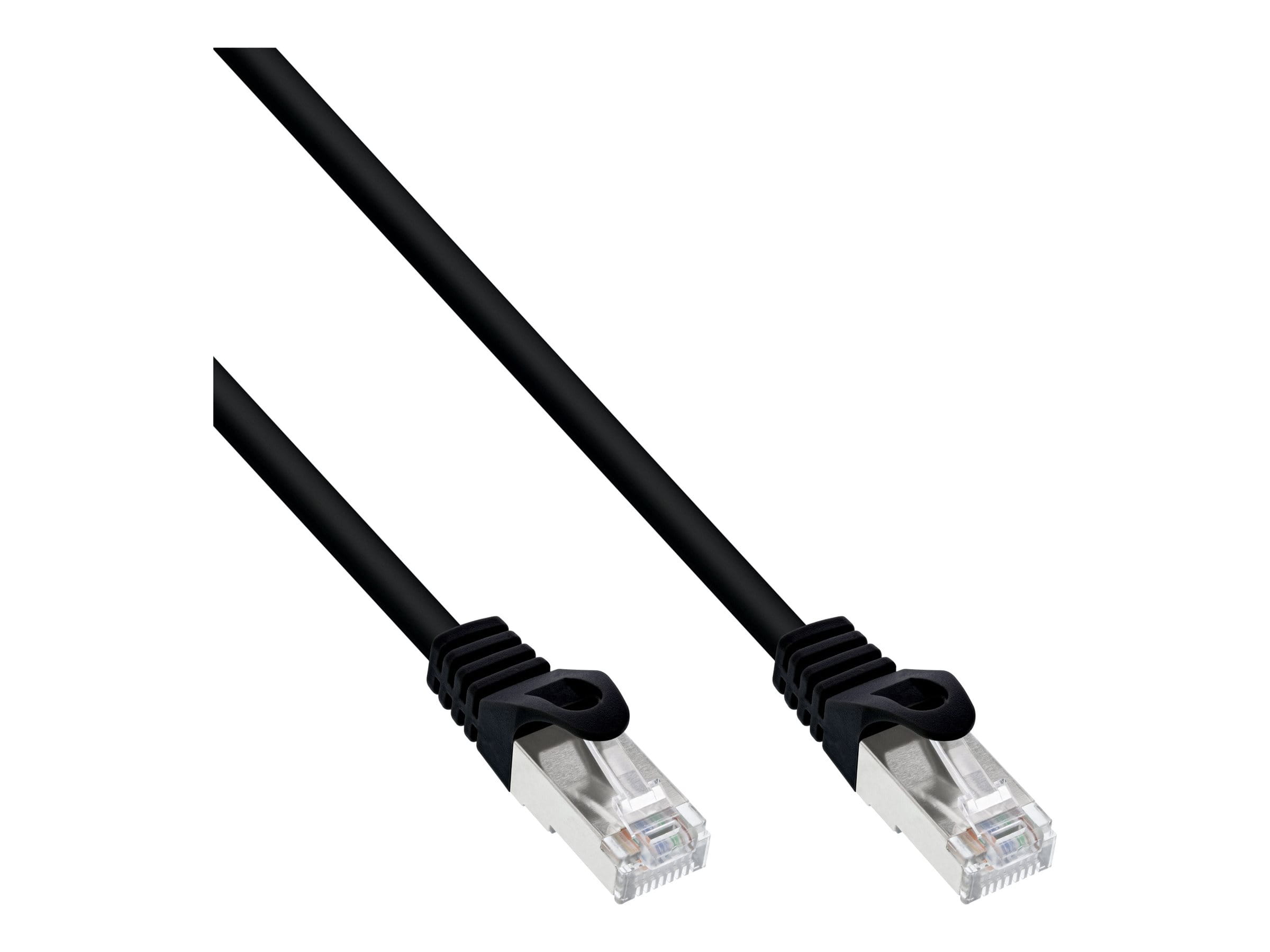 InLine Patchkabel - SF/UTP - Cat.5e - schwarz - 2m