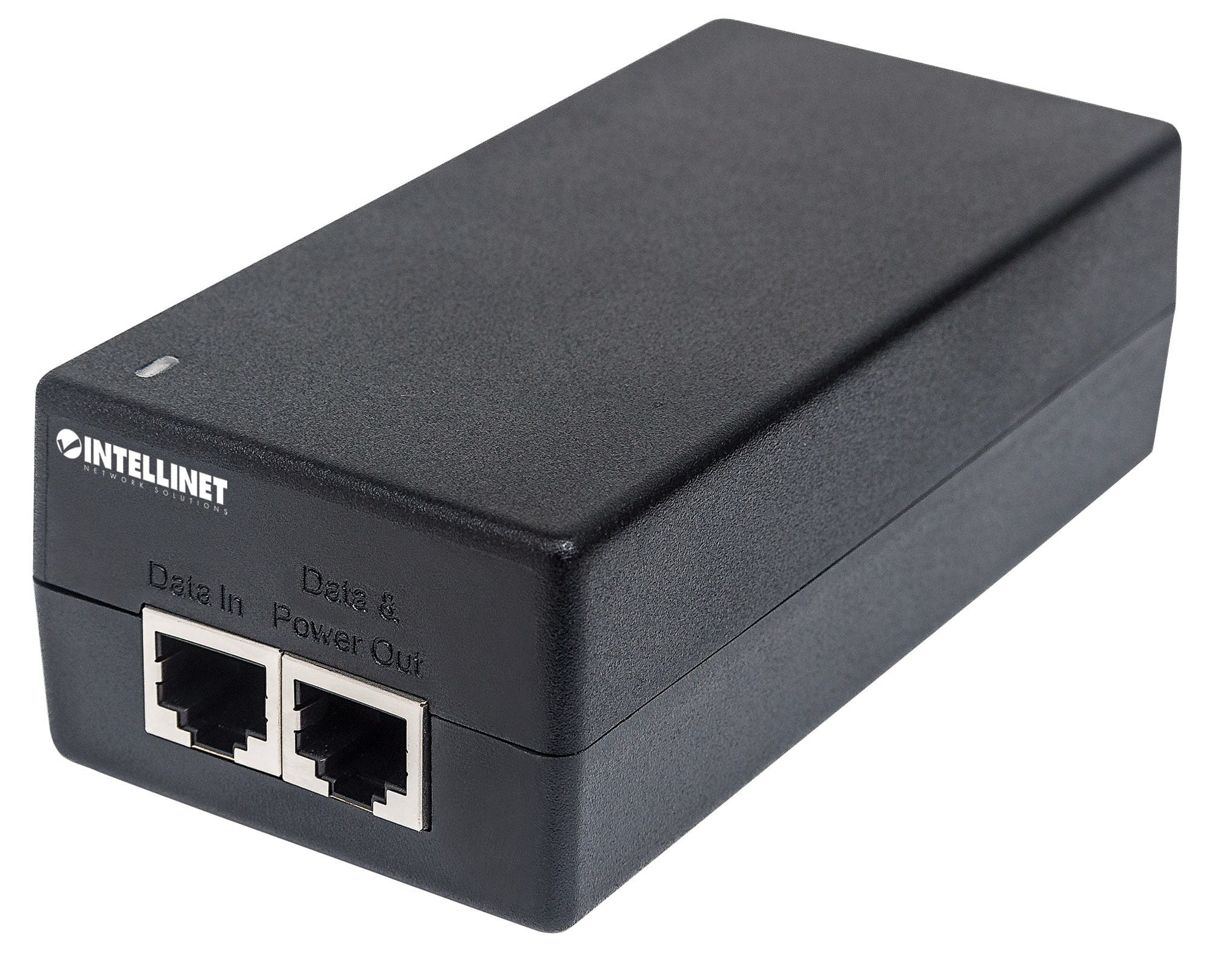 Intellinet Gigabit Ultra PoE-Injektor, 1 x 60 Watt-Port, IEEE 802.3bt und IEEE 802.3at/af-konform, Kunststoffgehäuse