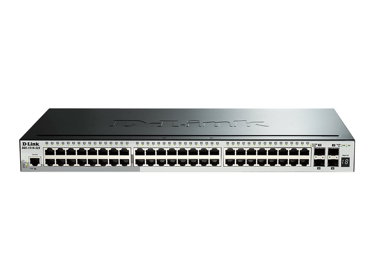 D-Link DGS 1510-52X - Switch - L3 - Smart - 48