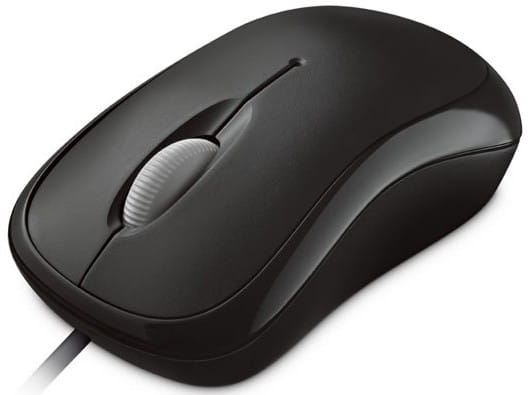 Microsoft Basic Optical Mouse - Maus - rechts- und linkshändig