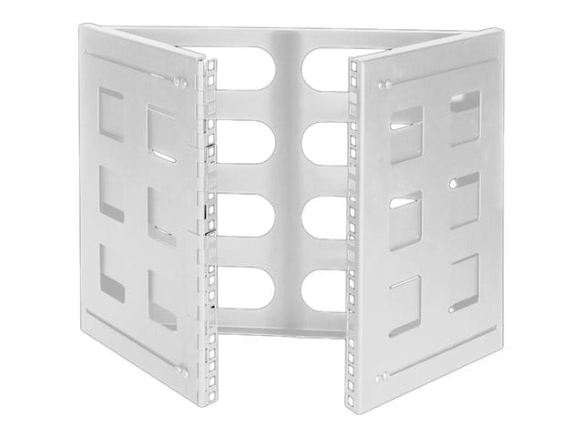 LogiLink Rack Bracket - geeignet für Wandmontage - Hellgrau, RAL 7035 - 8U - 48.3 cm (19")