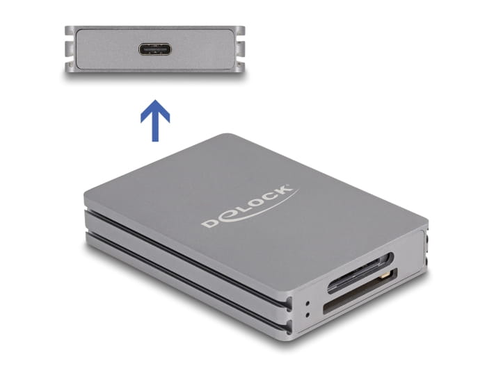 Delock Kartenleser (CFexpress Type A, SD, SDHC, SDHC UHS-I, SDHC UHS-II, SDXC, SDXC UHS-I, SDXC UHS-II, SD 3.0 UHS-I, SD 4.0 UHS-II)