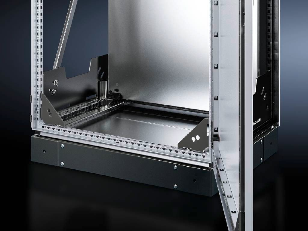 Rittal VX 8618.600, Regalstabilisierung, Grau, Galvanisiertes Stahl, 800 mm, 600 mm, 2000 mm