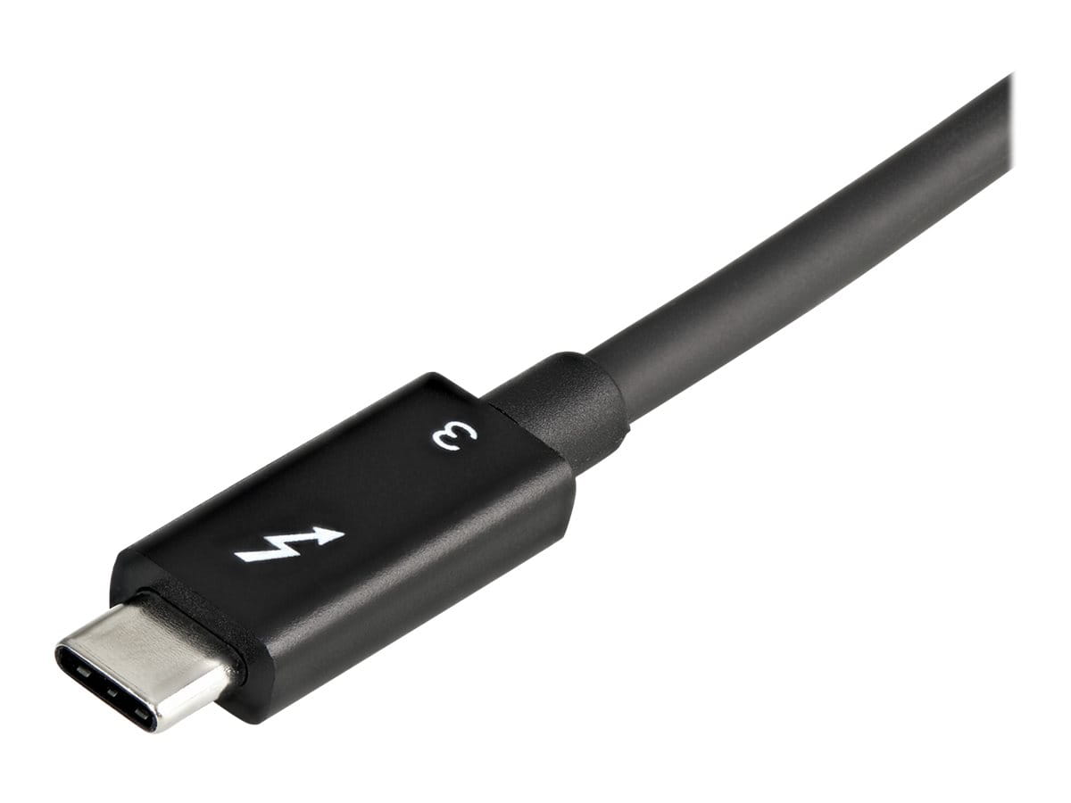 StarTech.com Thunderbolt 3 auf Dual DisplayPort Adapter DP 1.4 - Dual 4K 60Hz oder Single 8K/5K TB3 zu DP Adapter - Mac/Windows - USB / DisplayPort-Adapter - USB-C (M)