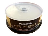 Epson Panasonic ARCHIVAL GRADE Professional - 25 x BD-R - 50 GB 6x - mit Tintenstrahldrucker bedruckbare Oberfläche, Bedruckbarer Innenring - Spindel (Packung mit 4)