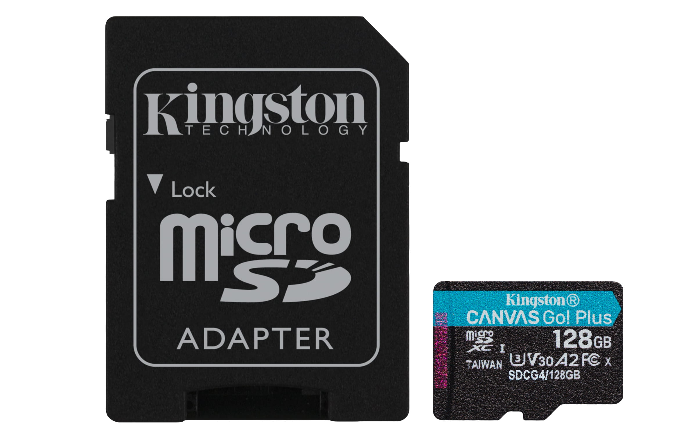 Kingston Canvas Go! Plus - Flash-Speicherkarte (microSDXC-an-SD-Adapter inbegriffen) Kingston Canvas Go! Plus - Flash-Speicherkarte (microSDXC-an-SD-Adapter inbegriffen)