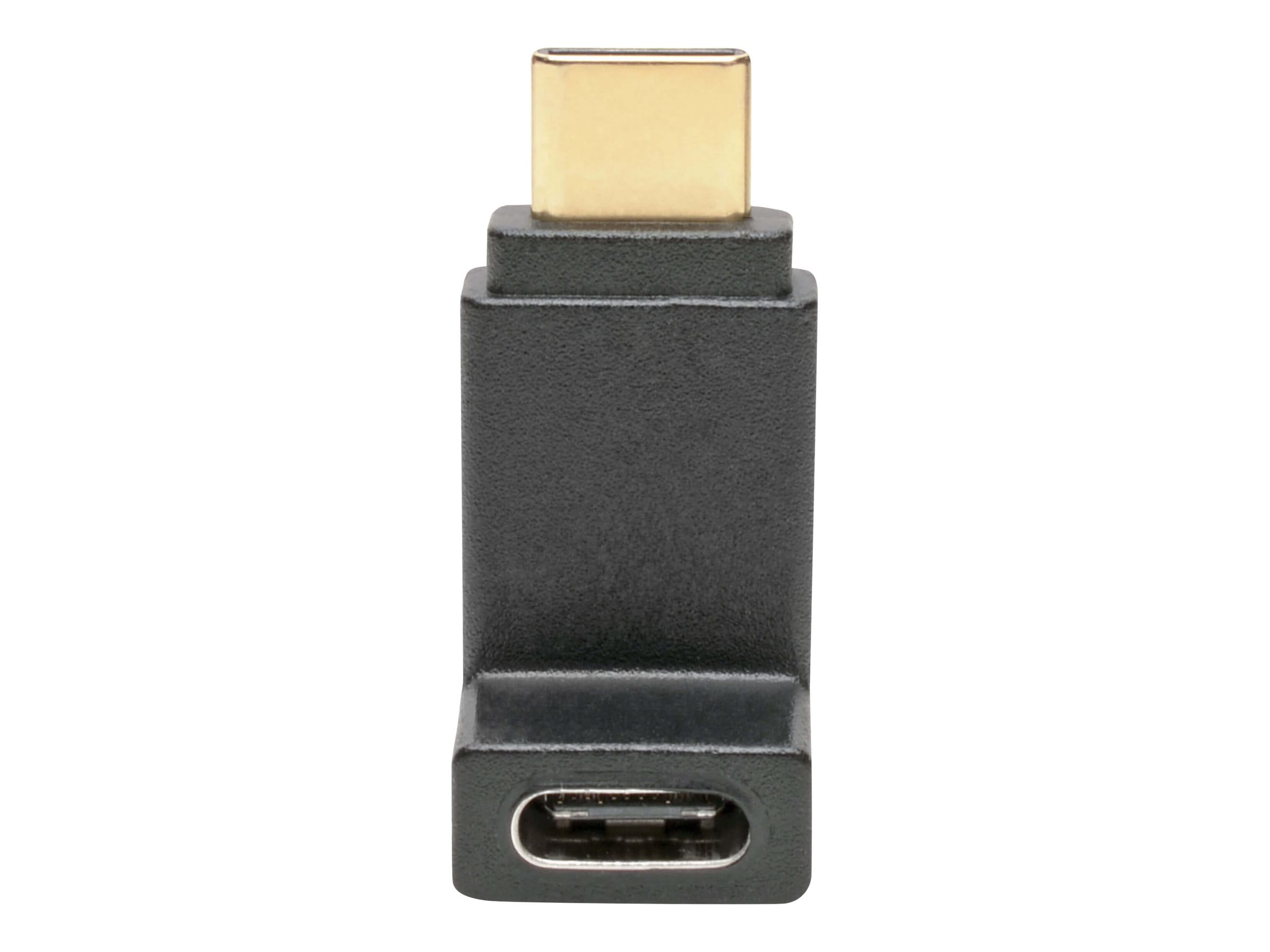 Tripp Eaton Tripp Lite Series USB C to USB Type C Adapter Converter Right Angle M/F 10Gbps 3A - USB-Adapter - USB-C (M)