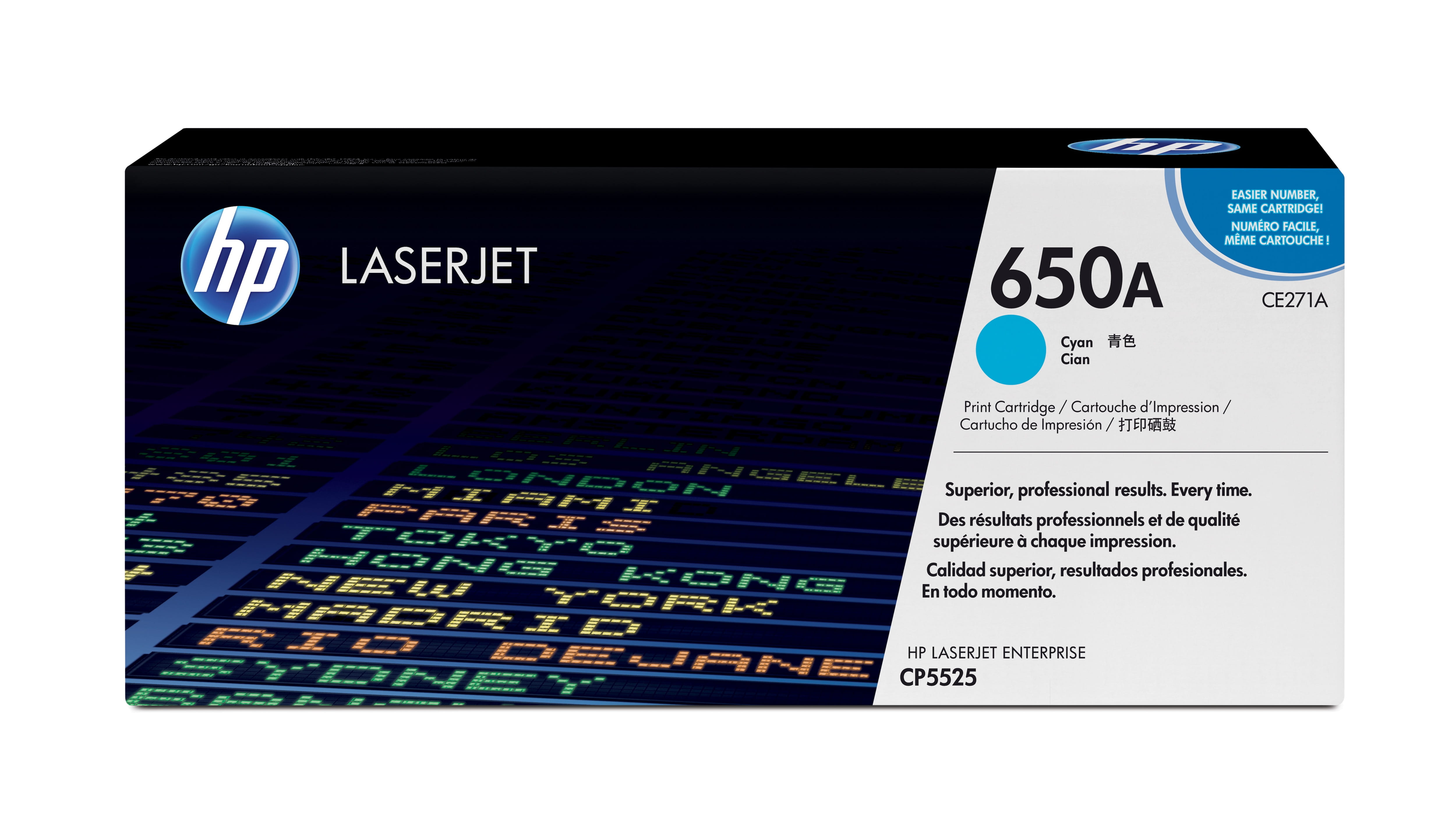 HP 650A - Cyan - original - LaserJet - Tonerpatrone (CE271A)