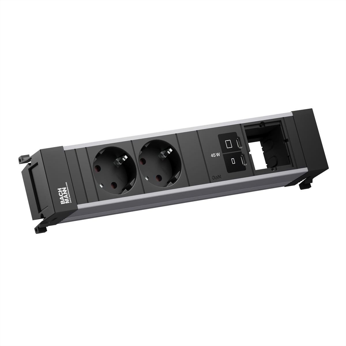 Bachmann POWER FRAME 2xCEE7/3 1xUSB C/C 45W 1xCM - Steckdosenleiste