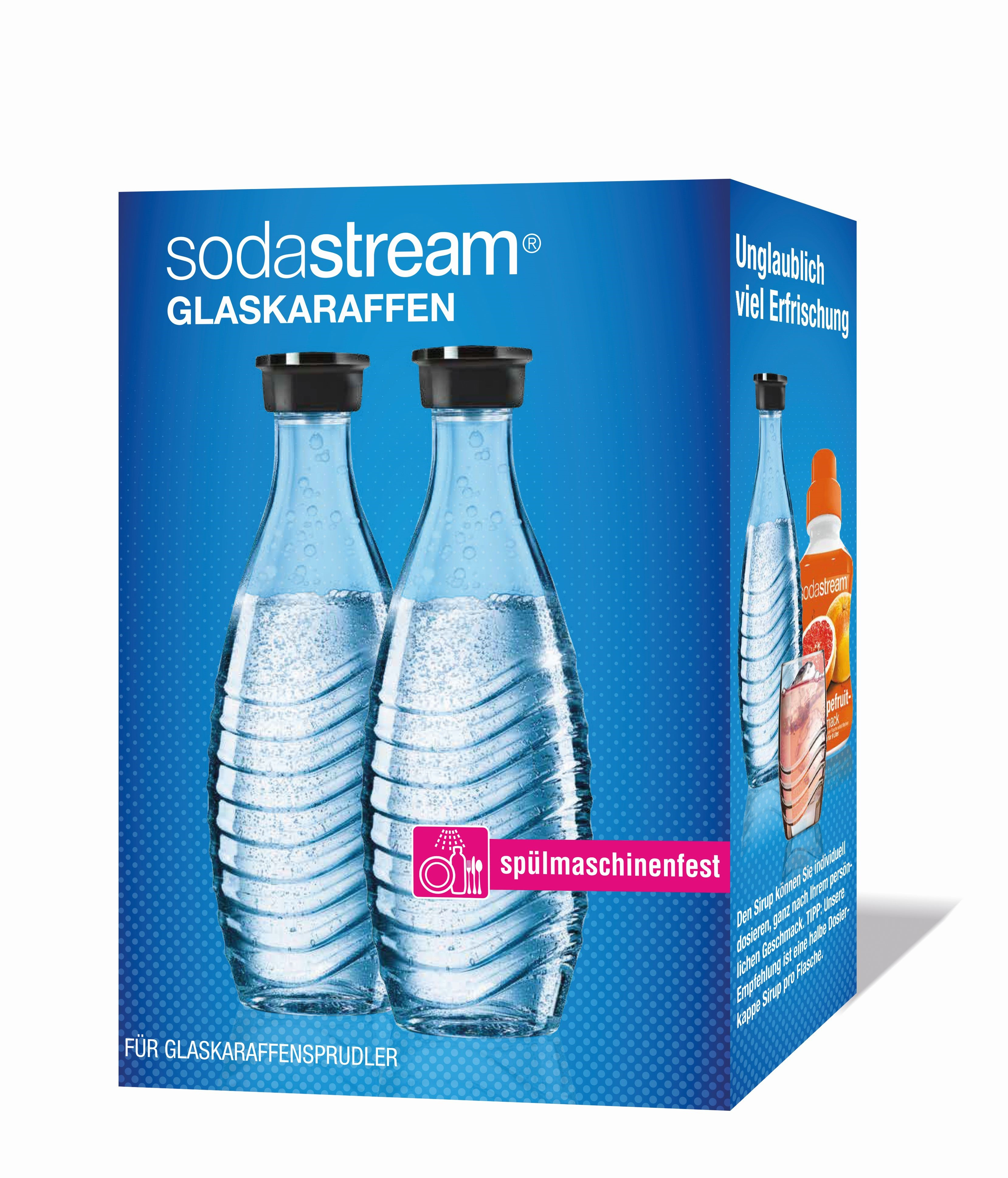 SodaStream Karaffe - für Trinkwassersprudler (Packung mit 2)