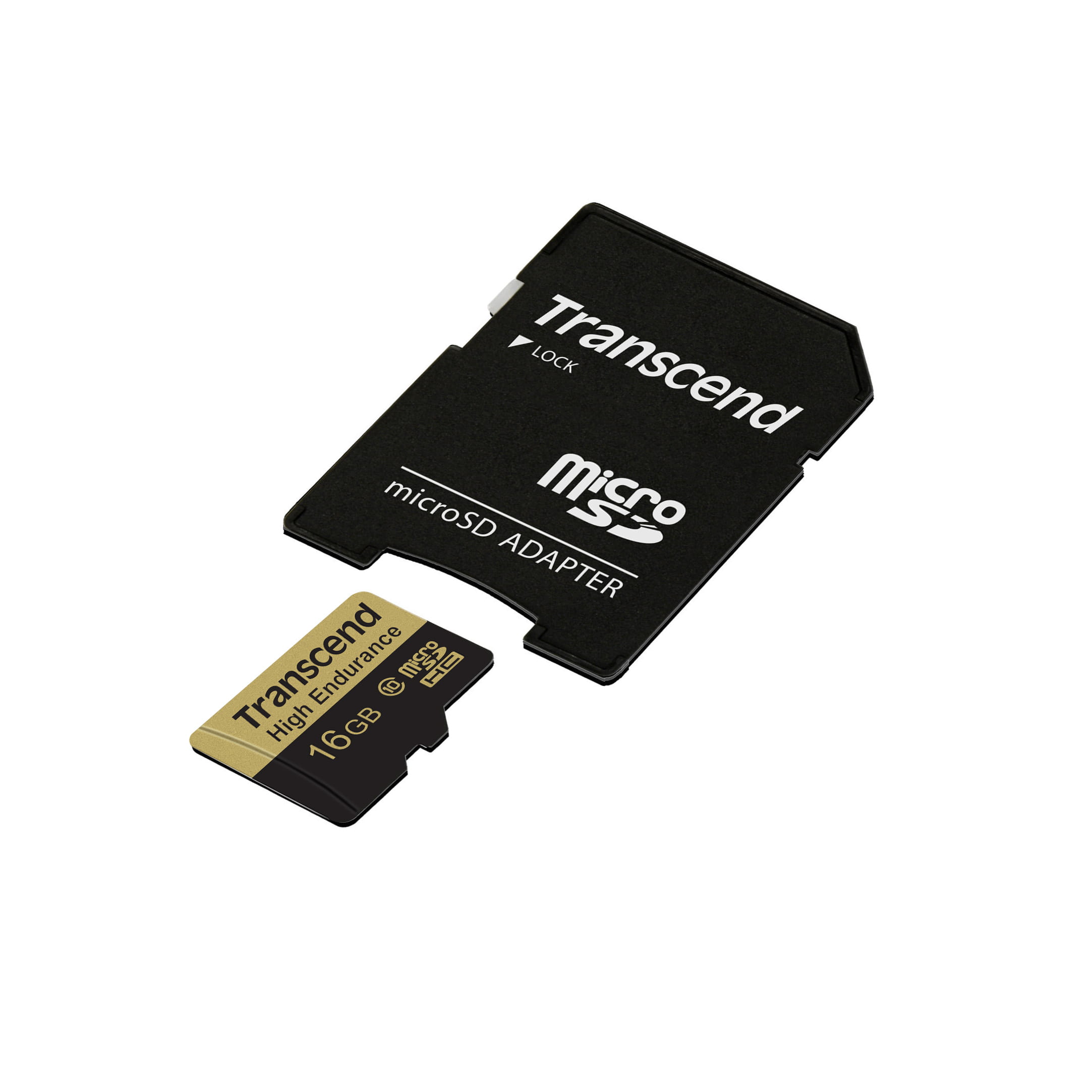 Transcend Hochbelastbare - Flash-Speicherkarte (microSDHC/SD-Adapter inbegriffen)