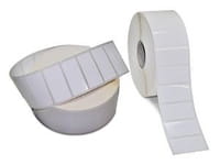 Zebra PolyE 3100T Gloss - Polyethylen (PE) - glänzend - permanenter Acrylklebstoff - weiß - 51 x 25 mm 2398 Etikett(en) (1 Rolle(n)