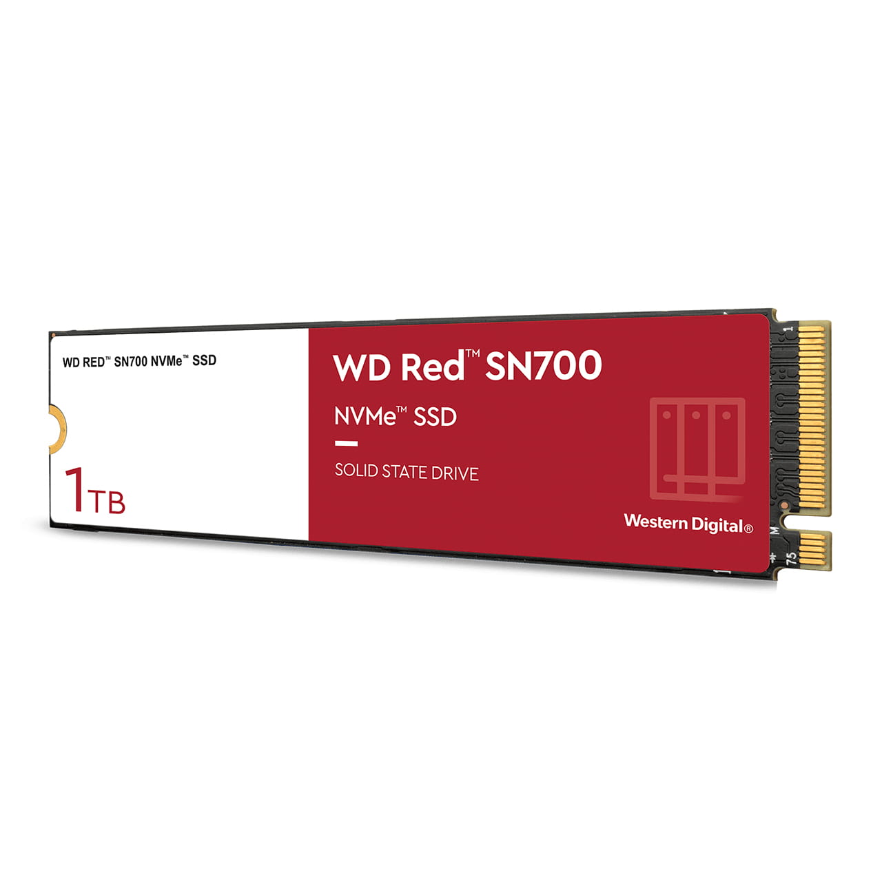 WD Red SN700 WDS100T1R0C-68BDK0 - SSD - 1 TB - intern - M.2 2280 - PCIe 3.0 x4 (NVMe)