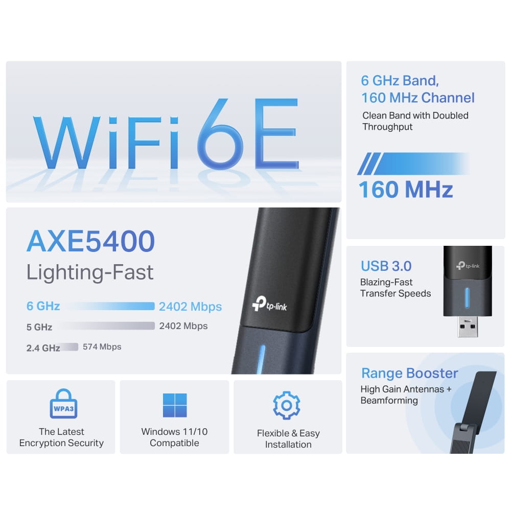 TP-LINK Archer TXE70UH V1 - Netzwerkadapter - USB 3.0