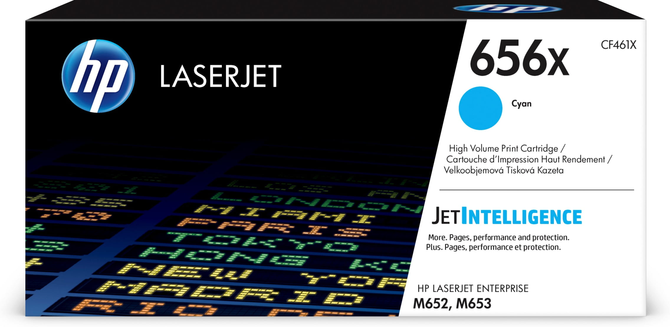HP 656X - Hohe Ergiebigkeit - Cyan - original - LaserJet - Tonerpatrone (CF461X)