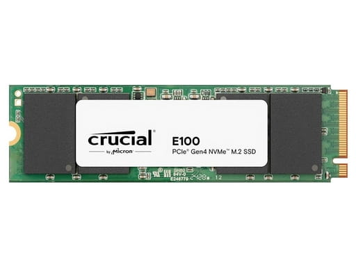 Crucial E100 - SSD - 480 GB - intern - M.2 2280 - PCIe 4.0 x4 (NVMe)