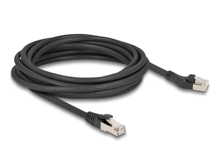 Delock Patch-Kabel - RJ-45 (M) links abgewinkelt zu RJ-45 (M)
