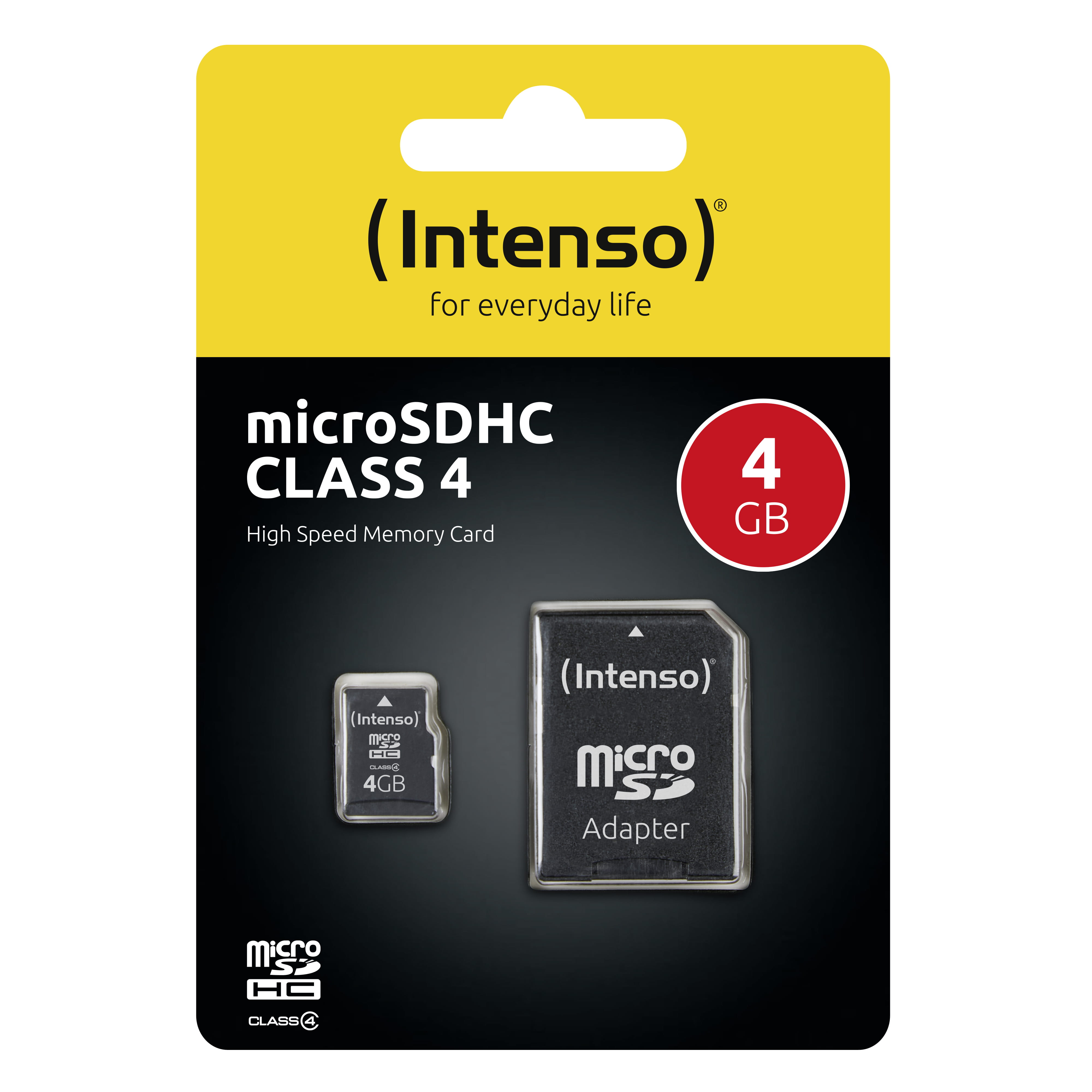 Intenso Flash-Speicherkarte (microSDHC/SD-Adapter