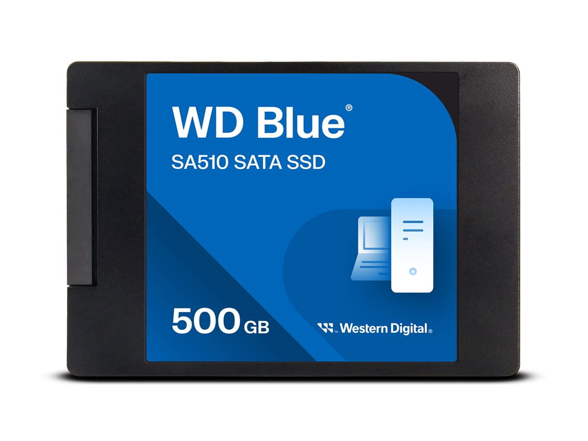 WD Blue SA510 WDS500G3B0A-00AXR0 - SSD - 500 GB - intern - 2.5" (6.4 cm)