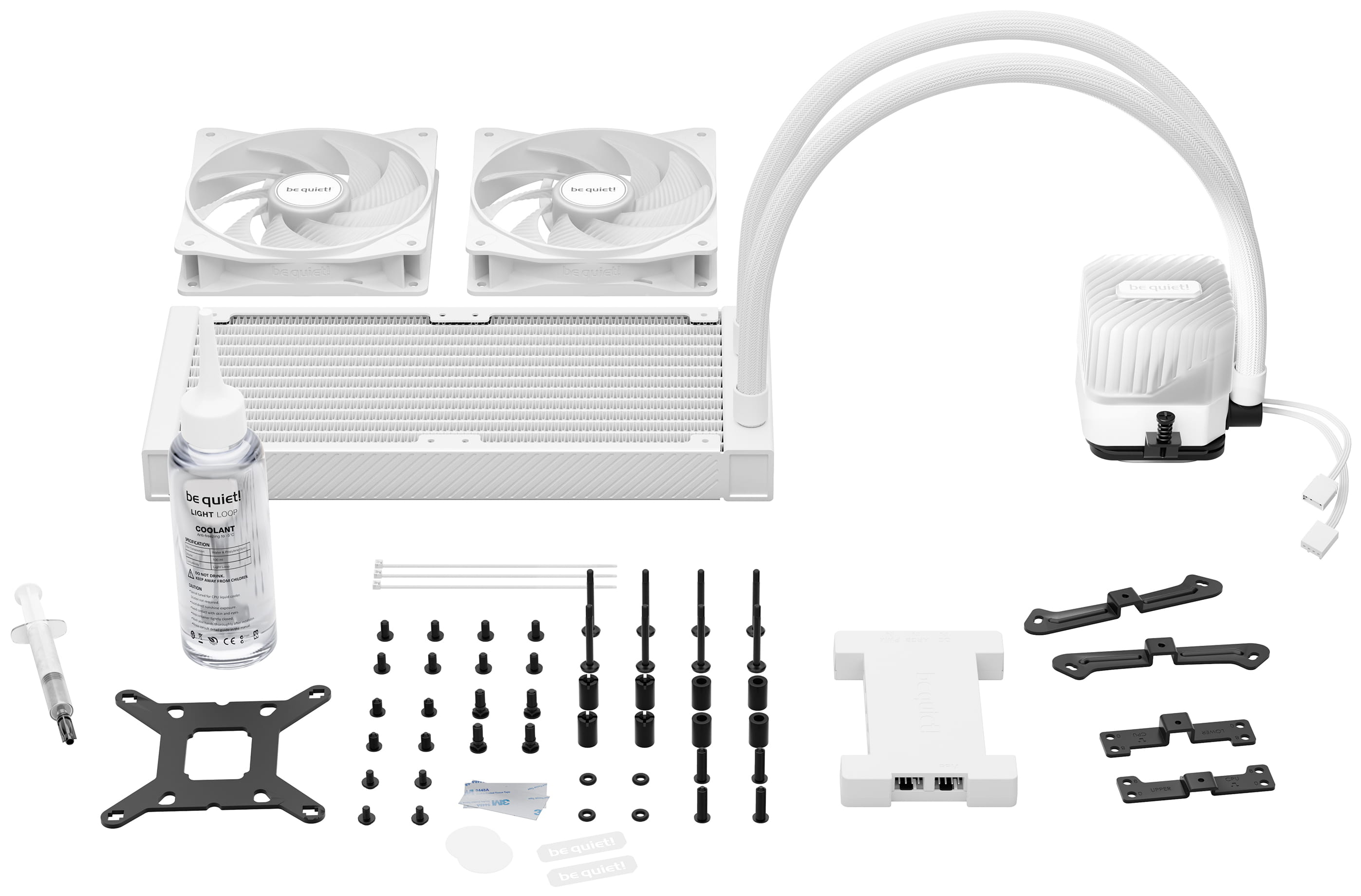 Be Quiet! Light Loop - Prozessor-Flüssigkeitskühlsystem - Kühlergröße: 240 mm - (für: AM5, AM4, LGA1851, LGA1700, LGA1200, LGA1150, LGA1151, LGA1155)