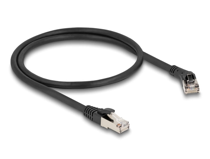 Delock Patch-Kabel - RJ-45 (M) nach rechts abgewinkelt zu RJ-45 (M)