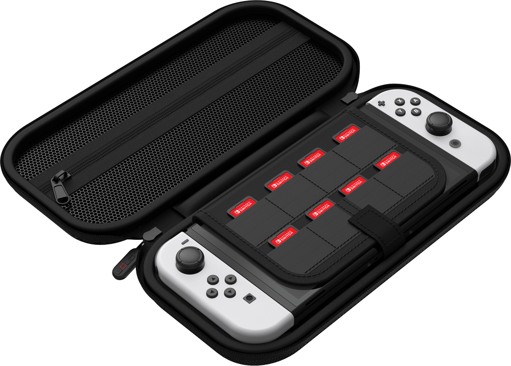 Venom VS4931, Hartschalenkoffer, Nintendo, Schwarz, Nintendo Switch, Reißverschluss