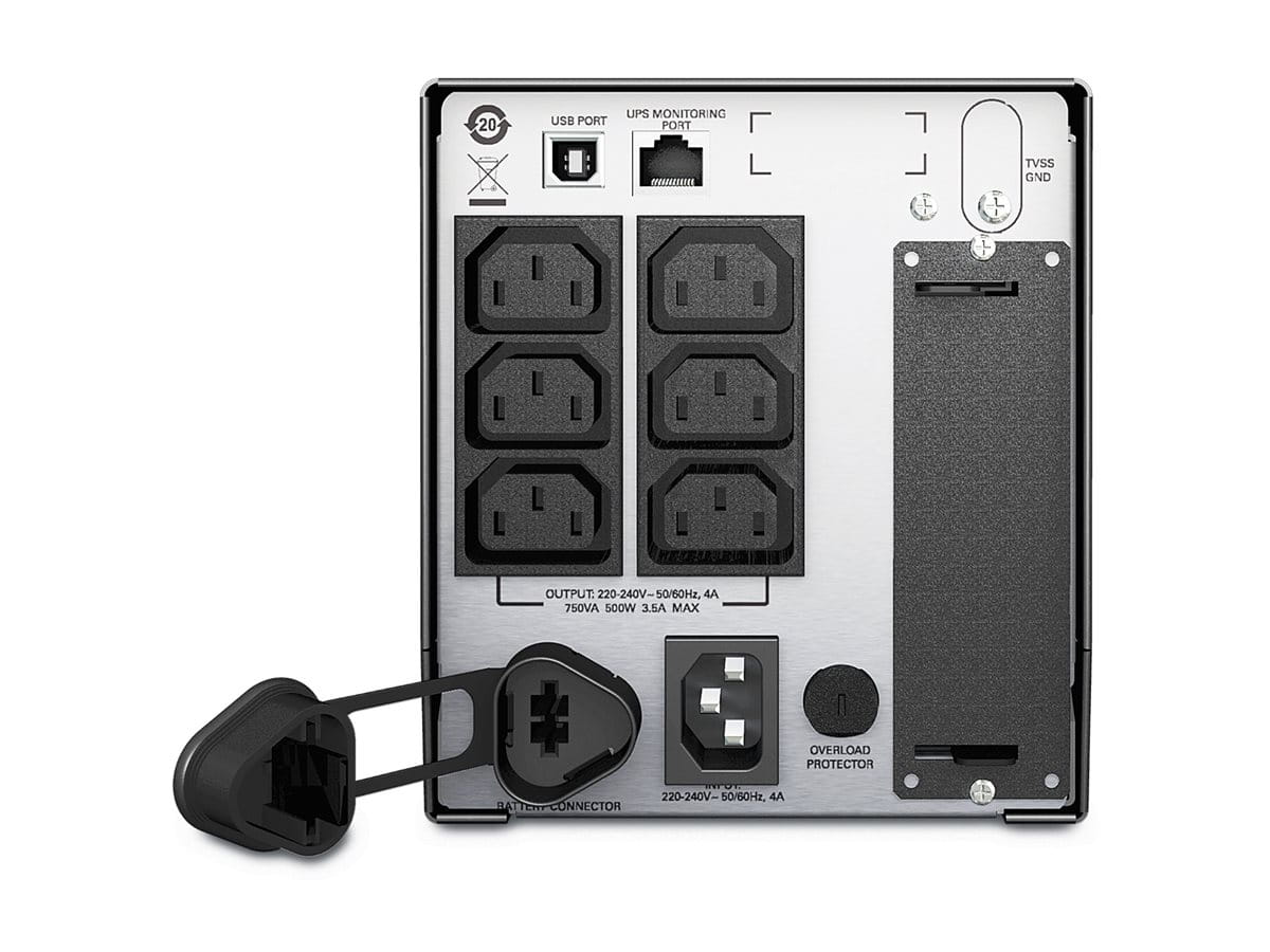 APC Smart-UPS - USV, Turm, IEC C13 Steckdosen, SmartConnect-Port, SmartSlot, AVR, LCD - Line-Interactive-USV