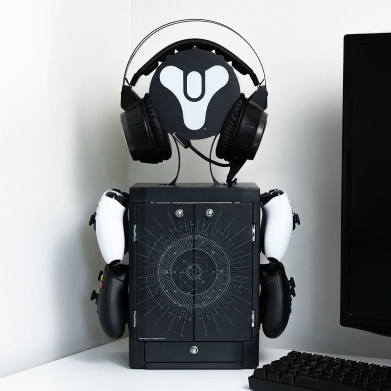 Numskull Games Official Destiny Gaming Locker, Diskettenhalter für Spiele, Universal, Schwarz, Kabelgebunden
