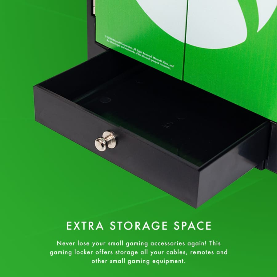 Numskull Games Official Xbox Gaming Locker, Diskettenhalter für Spiele, Xbox, Schwarz, Kabelgebunden, 1 Stück(e)