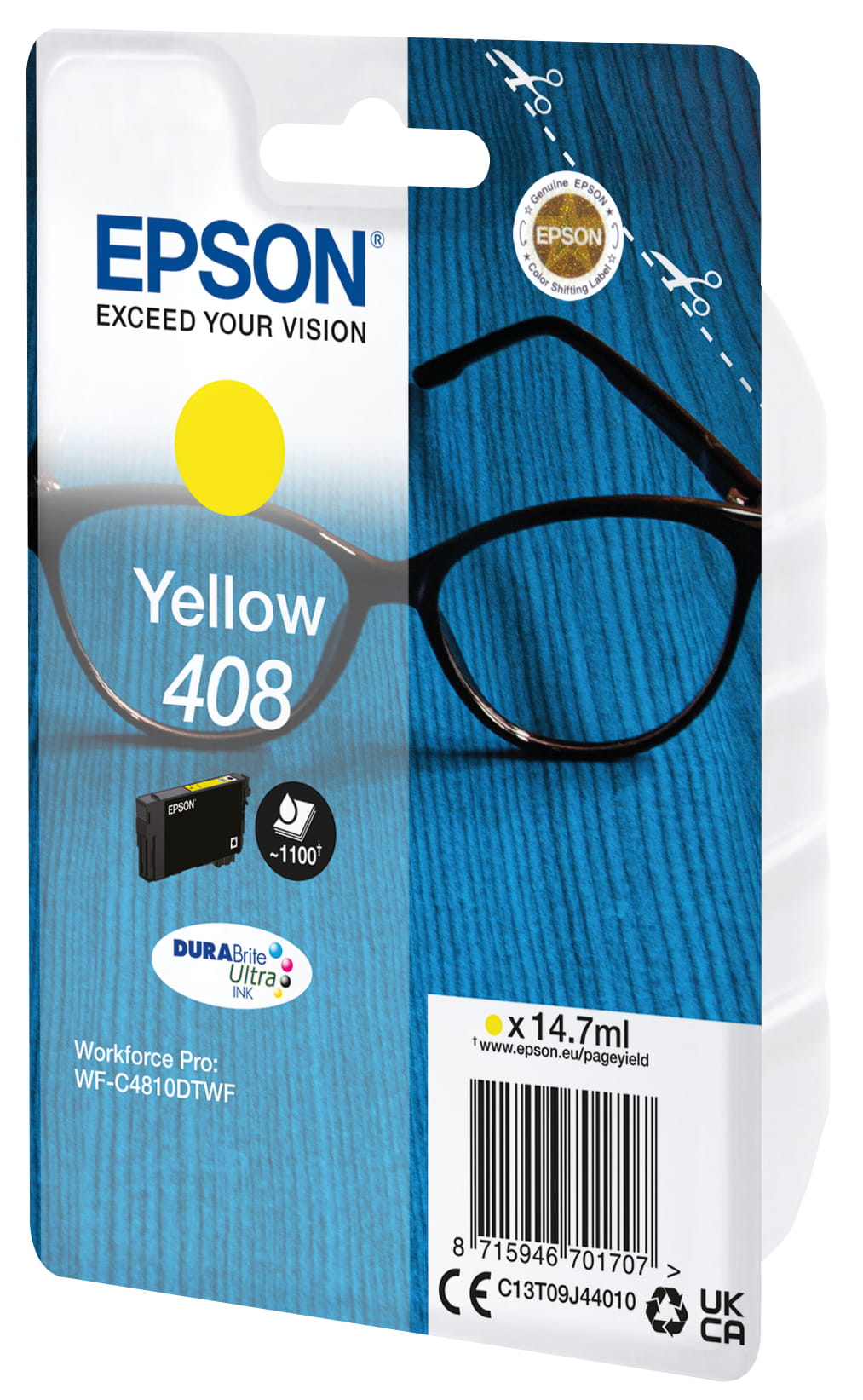 Epson 408 - 14.7 ml - mit hoher Kapazität - Gelb